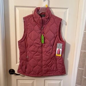Free Country Women's Quilted Vest - Mauve